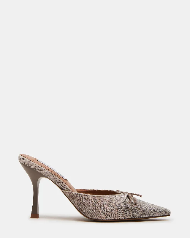 TEMPTRESS SNAKE Rubber - Sole Plimsoll Look  
