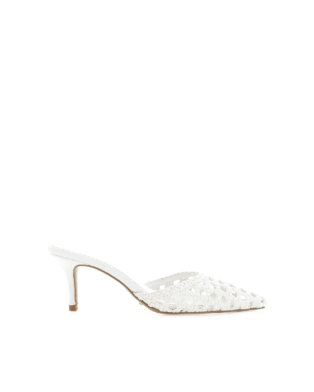 DOTTIE - WHITE Athleisure Derby Style  