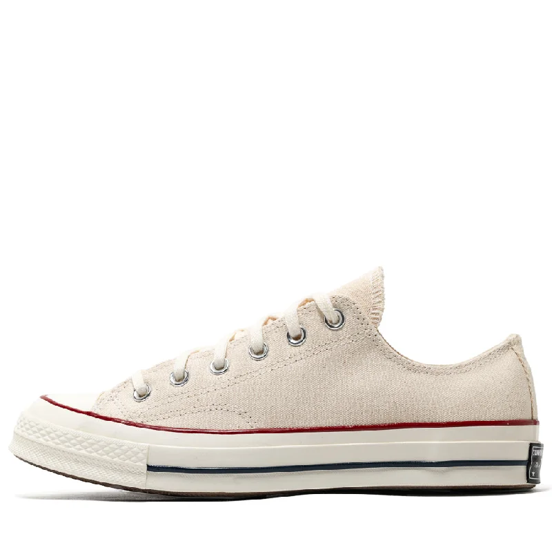 Converse Chuck 70 Low - Canvas Parchment/Garnet Zip - Up Boot Style  