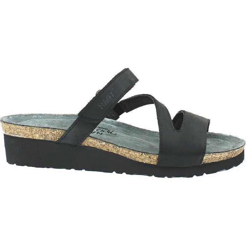 Women's Naot Gabriela Oily Coal Nubuck Athleisure Derby Style  