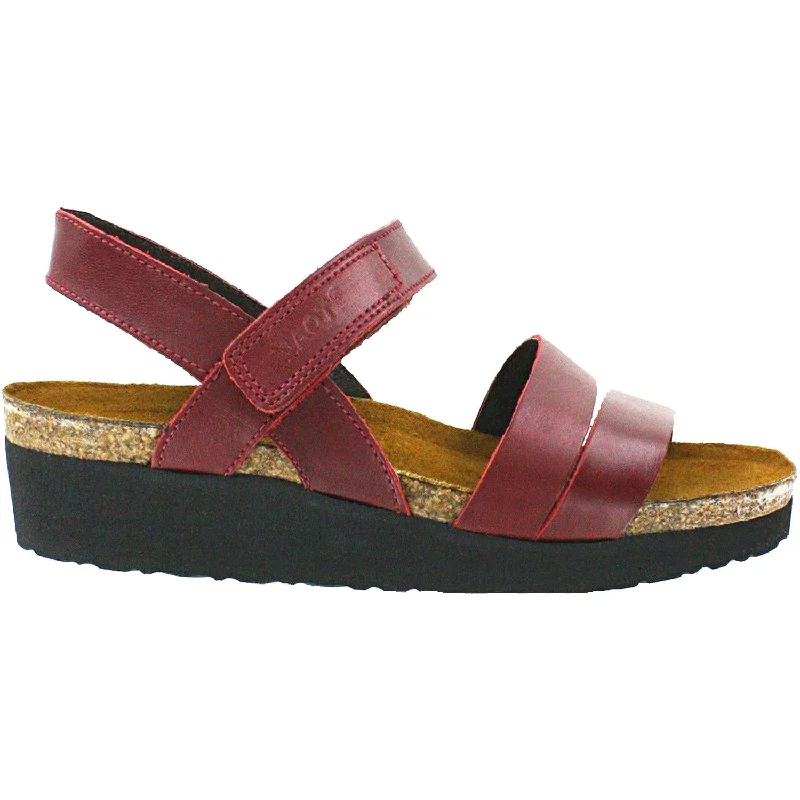 Women's Naot Kayla Rumba Leather Rubber - Sole Plimsoll Look  