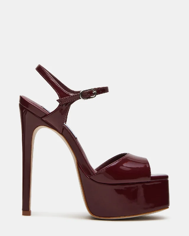 COLOGNE WINE PATENT Paisley Print Shoe Design  