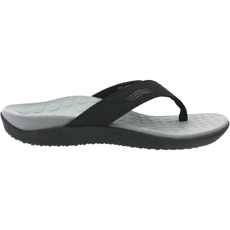 Unisex Vionic Wave Black Synthetic Sustainable Shoe Design  