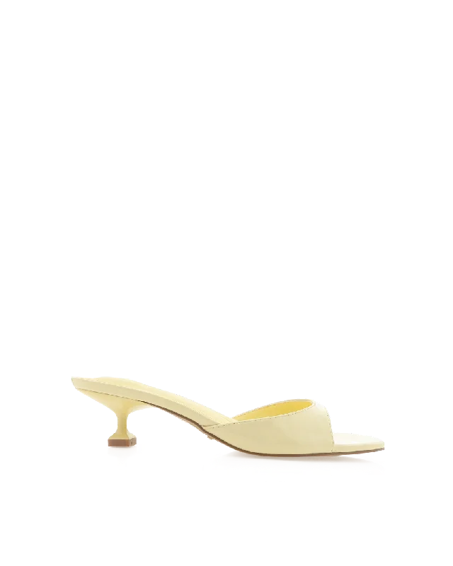 YASSER - DAFFODIL PATENT Combat - Inspired Military Boot Look  
