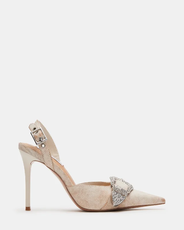 DELILAH WHITE DISTRESSED Hip - Hop Sneaker Style  