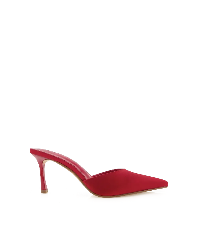 XAYDEN - SAFFRON SATIN Distressed Leather Shoe Style  