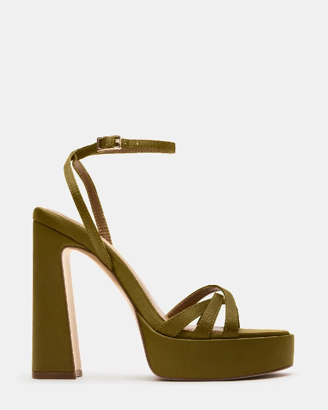 FLEET OLIVE Open - Lacing Derby Look  