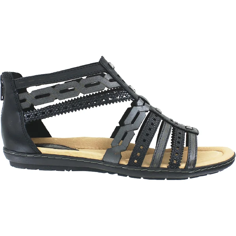 Women's Earth Bay Black Multi Leather Glow - in - the - Dark Shoe Design  
