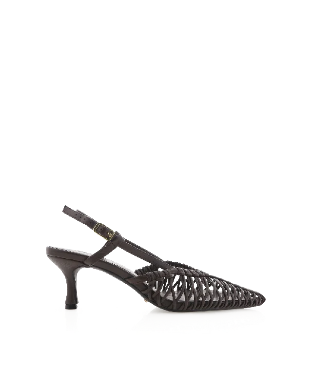 VASPER - CHOCOLATE Inflatable Shoe Look 