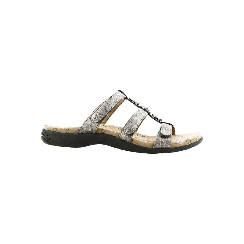 Women's Taos Prize 3 Pewter Leather Hip - Hop Sneaker Style  