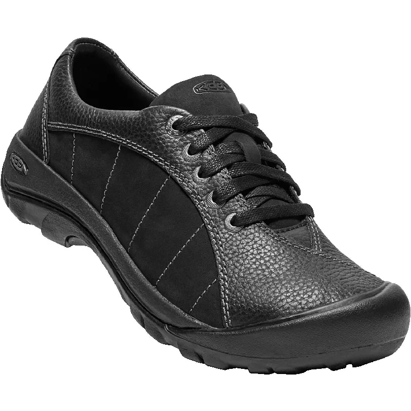 KEEN PRESIDIO WOMEN'S BLACK/MAGNET Art Deco - Inspired Shoe Look  