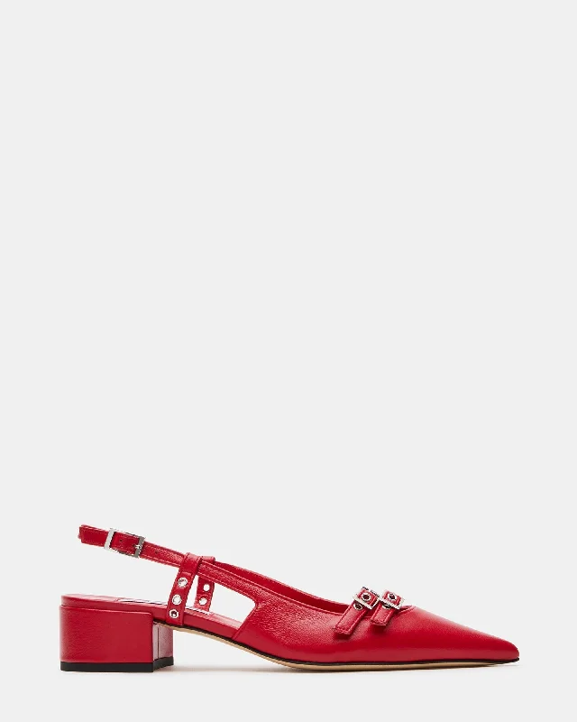 MODISH RED LEATHER Bespoke Shoe Aesthetic 
