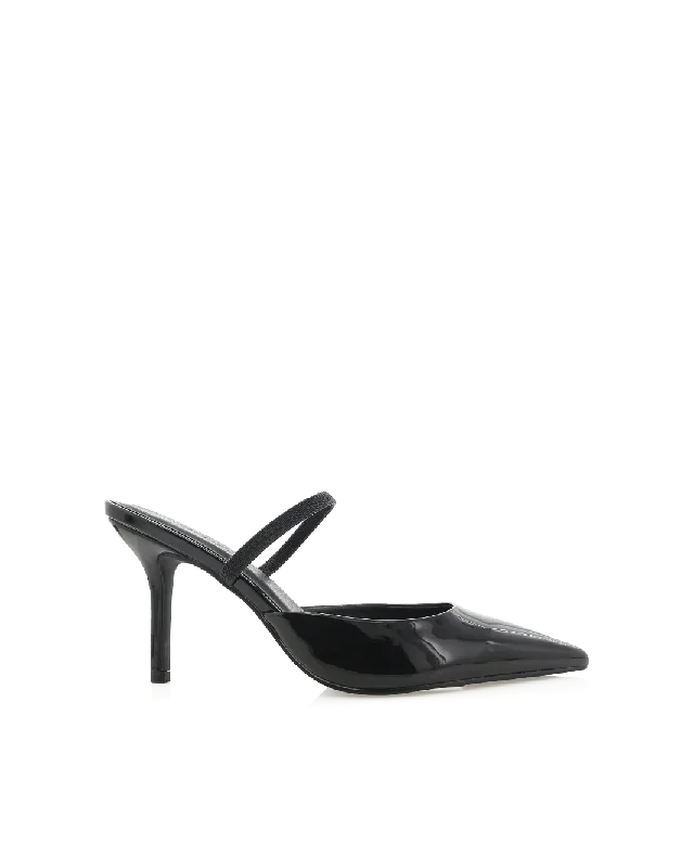 KODA - BLACK PATENT Hip - Hop Sneaker Style  
