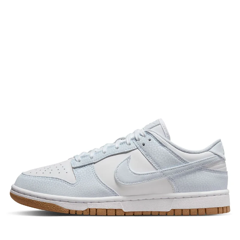 Women's Nike Dunk Low Next Nature - White/Football Grey Lightweight Tennis Sneaker Look  