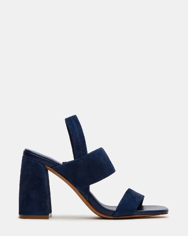 MARBELL NAVY SUEDE Minimalist Sneaker Style  