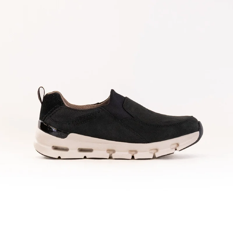 Clarks Nature X Sky Waterproof (Women's) - Black Nubuck Hip - Hop Sneaker Style  