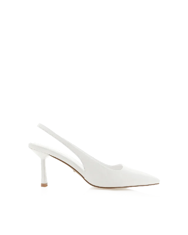 IDANA - WHITE Brogue Oxford Aesthetic 