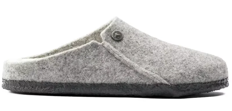 UNISEX BIRKENSTOCK ZERMATT RIVET SHEARLING | LIGHT GRAY Ivy League - Inspired Derby Look 