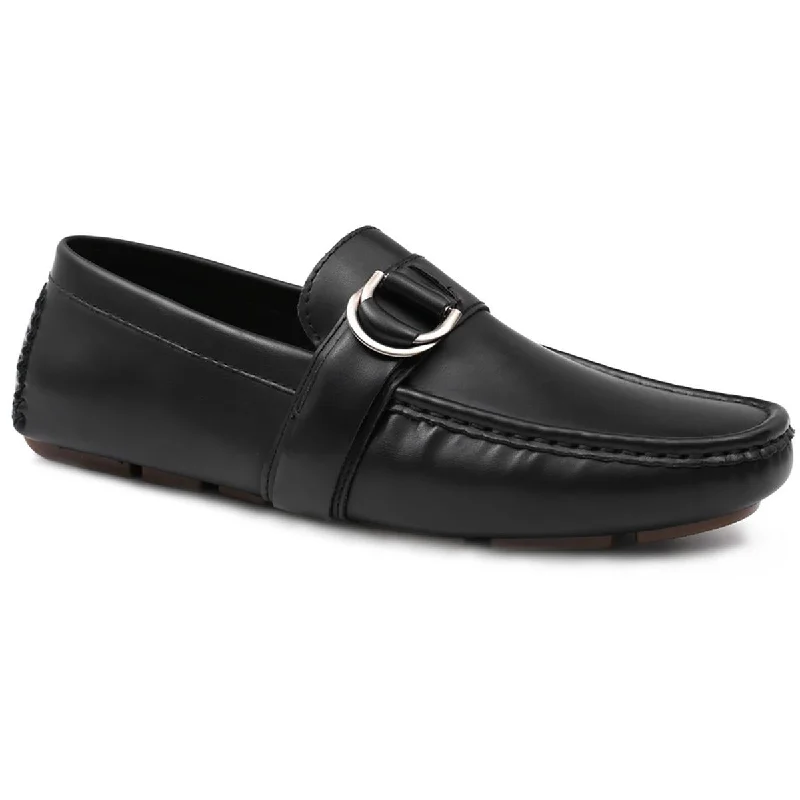 Aston Marc Mens Charter 02 Faux Leather Slip On Loafers Victorian - Era Boot Style  