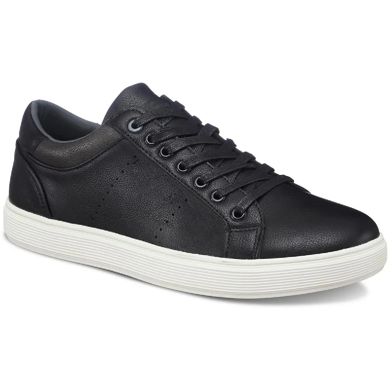 Aston Marc Mens Stallion-01 Flat Round Toe Casual and Fashion Sneakers Edwardian Shoe Look  