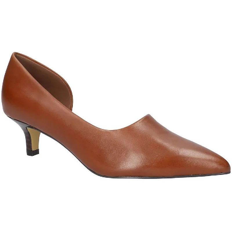 Bella Vita Womens Quilla Leather Pointed Toe D'Orsay Heels Hip - Hop Sneaker Style  