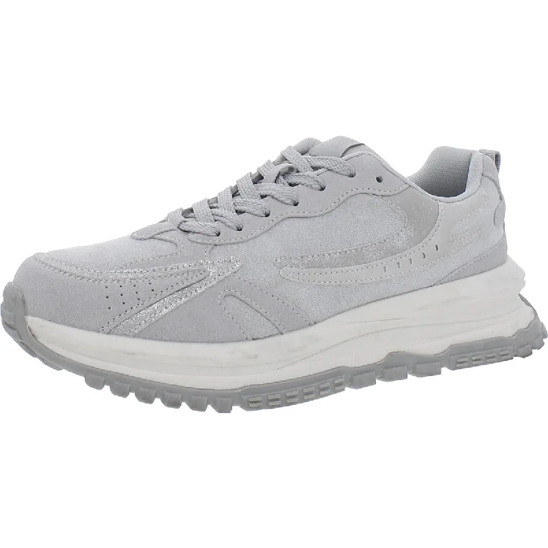 Blowfish Womens Leo Suede Activewear Running Shoes Open - Lacing Derby Look  