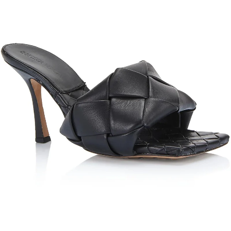 Bottega Veneta Womens Leather Dressy Heels Rubber - Sole Plimsoll Look  