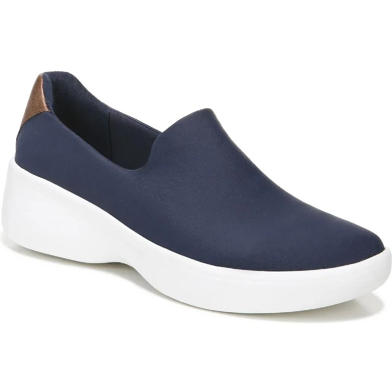 Bzees Womens Easy Going Slip On Comfort Athletic and Training Shoes Open - Lacing Derby Look  
