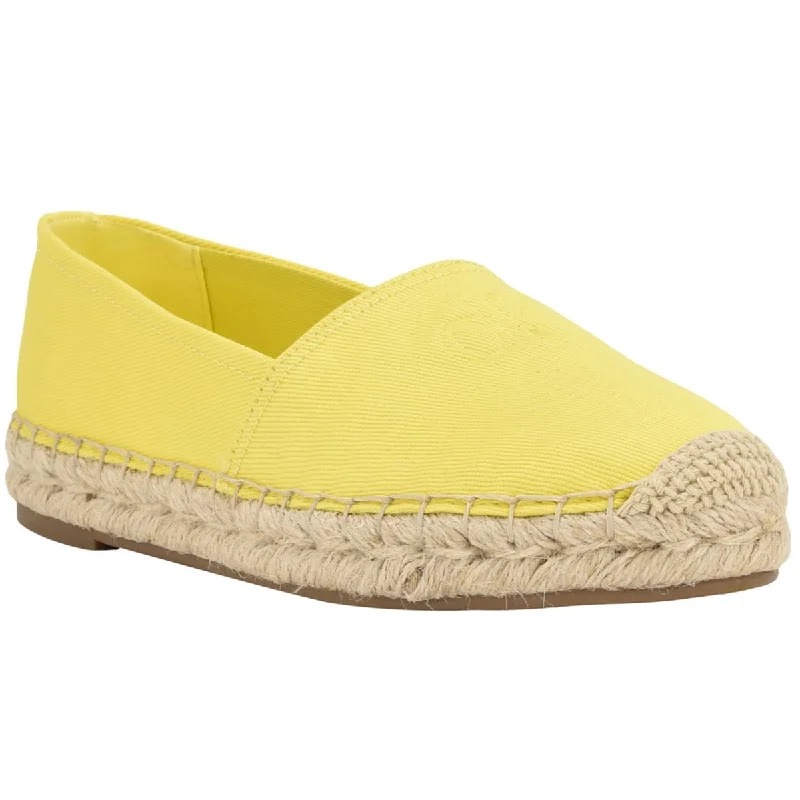 Calvin Klein Jeans Womens Padon Canvas Slip On Espadrilles Athleisure Derby Style  