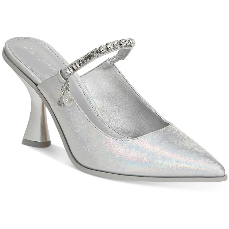 Circus by Sam Edelman Womens Monique Rhinestone Pointed Toe Pumps Leather Driving Shoe Style  