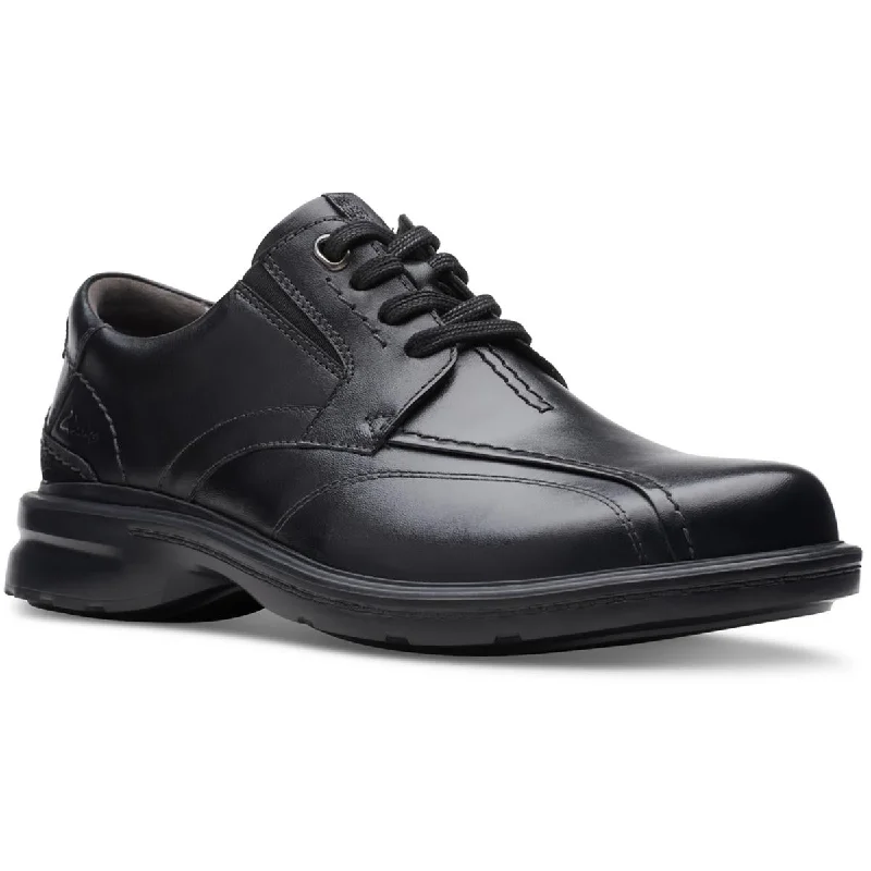 Clarks Mens GESSLER LACE Leather Lace Derby Shoes Smart - Shoe Functionality Style  