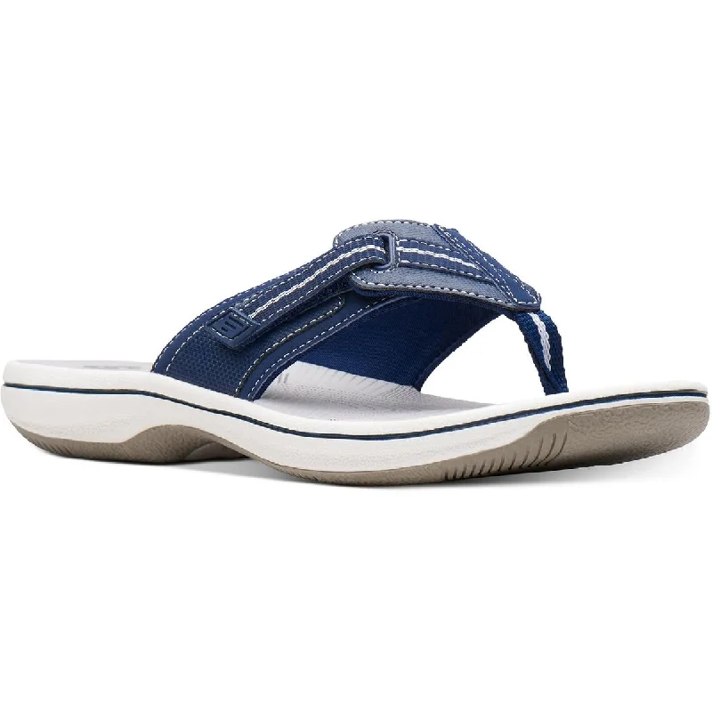 Clarks Womens Brinkley Pool Slip On Thong Sandals Waterproof Hiking Boot Design  