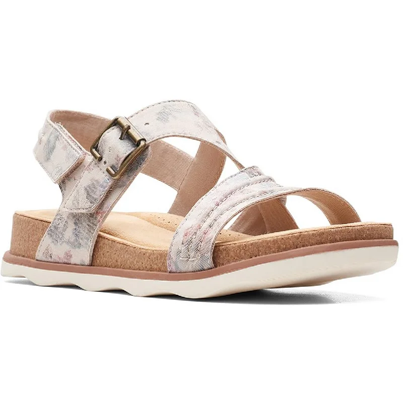 Clarks Womens Brynn Step Strappy Ankle Strap Beaded Moccasin Design 