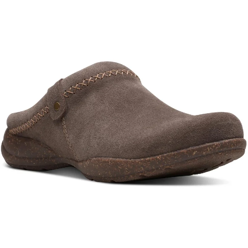 Clarks Womens Roseville Echo Suede Slip On Clogs Suede Desert Boot 
