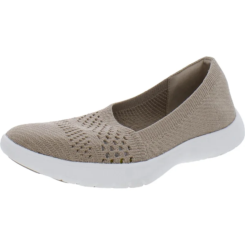 Cloudsteppers by Clarks Womens Adella Moon Slip On Round Toe Loafers Upcycled Shoe Look  