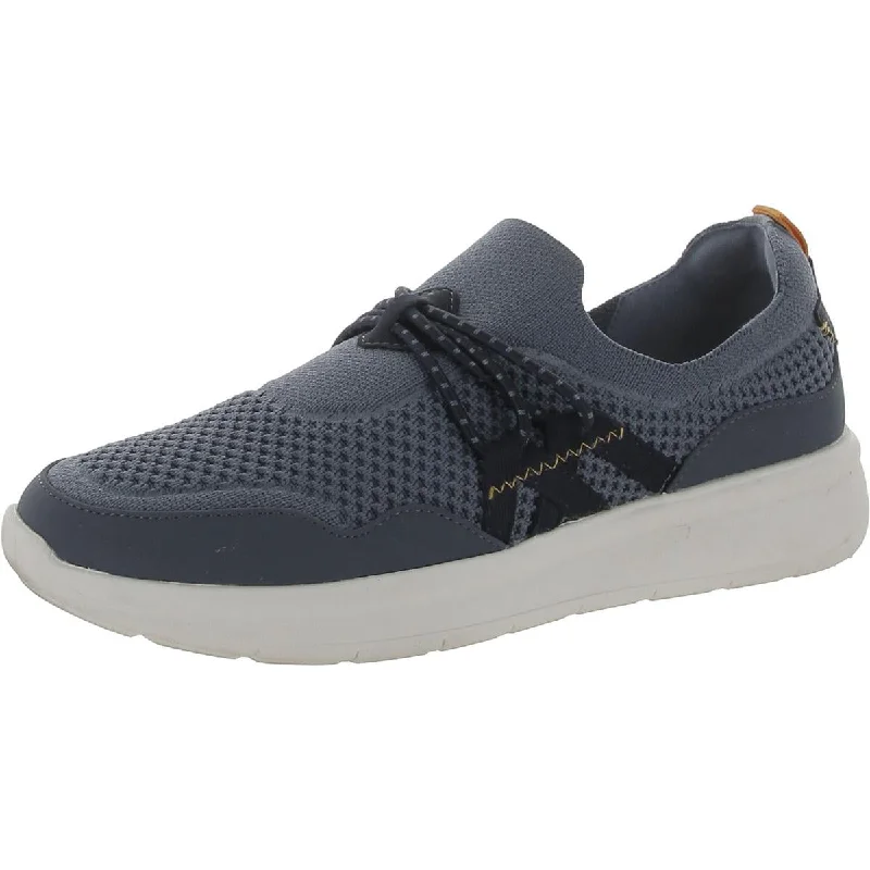Cloudsteppers by Clarks Womens Ezera Run Knit Casual And Fashion Sneakers Metallic Trim Shoe Design  
