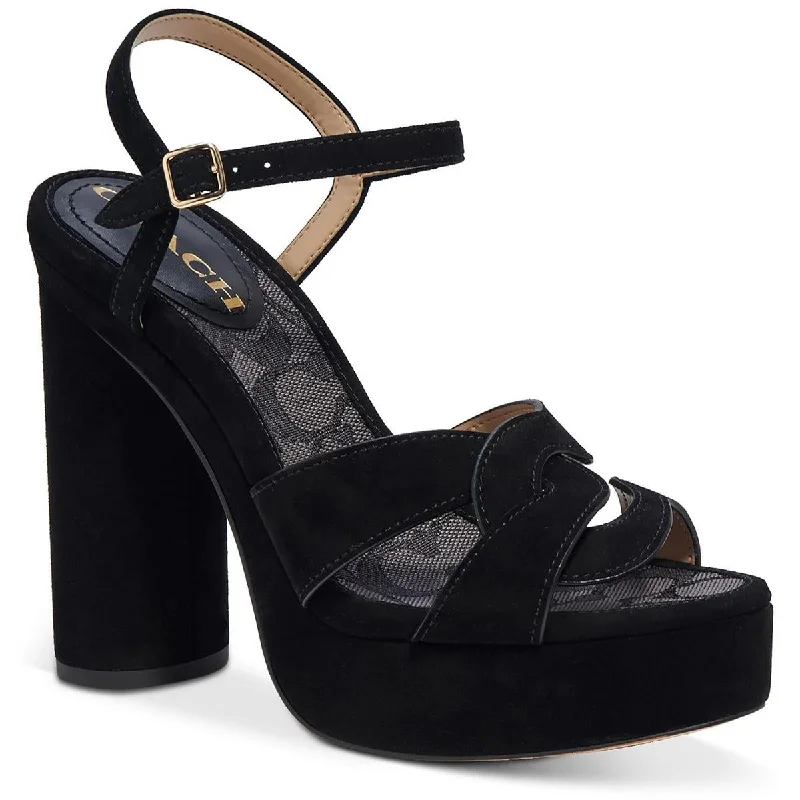 Coach Womens Talina Floral Print Leather Espadrilles Sustainable Shoe Design  