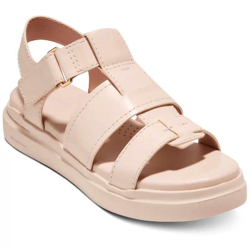 Cole Haan Womens Grandpro Rally Faux Leather Strappy Fisherman Sandals Quick - Dry Hiking Shoe Style   