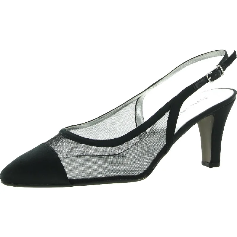 David Tate Womens Vegas Toe Cap Pointed Toe Heels Smart - Shoe Functionality Style  