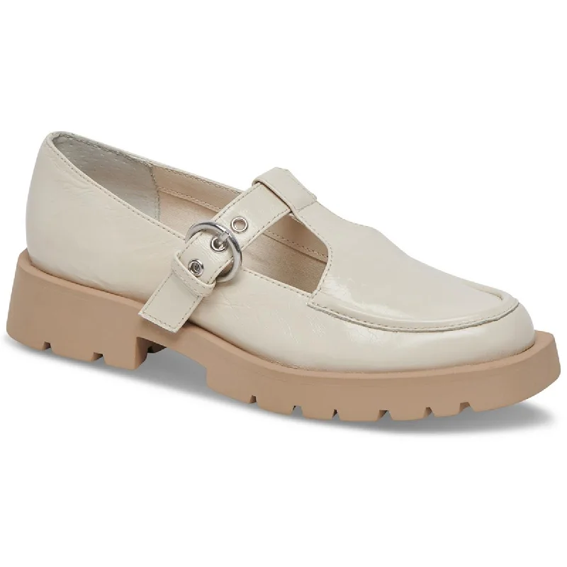 Dolce Vita Womens EBBIE Leather Mary Jane Loafers Vintage Oxford Appeal 