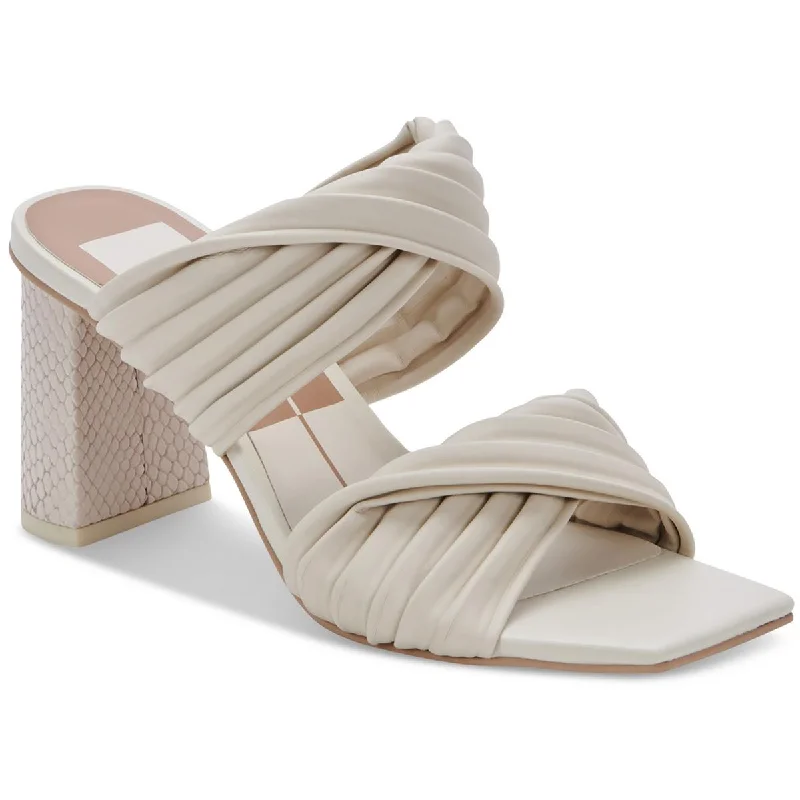 Dolce Vita Womens PILTON Leather Dressy Block Heels British Gentleman Oxford Style  