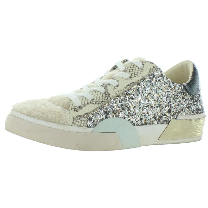 Dolce Vita Womens Zina Plush Cushioned Footbed Lifestyle Fashion Sneakers Sustainable Shoe Design  
