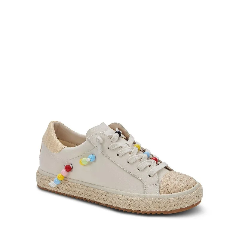 Dolce Vita Womens Zoe Pride Leather Lifestyle Casual and Fashion Sneakers Monochromatic Shoe Look  
