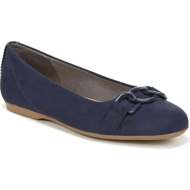 Dr. Scholl's Shoes Womens Wexley Adorn Chain Slip On Ballet Flats Mod Oxford Design  