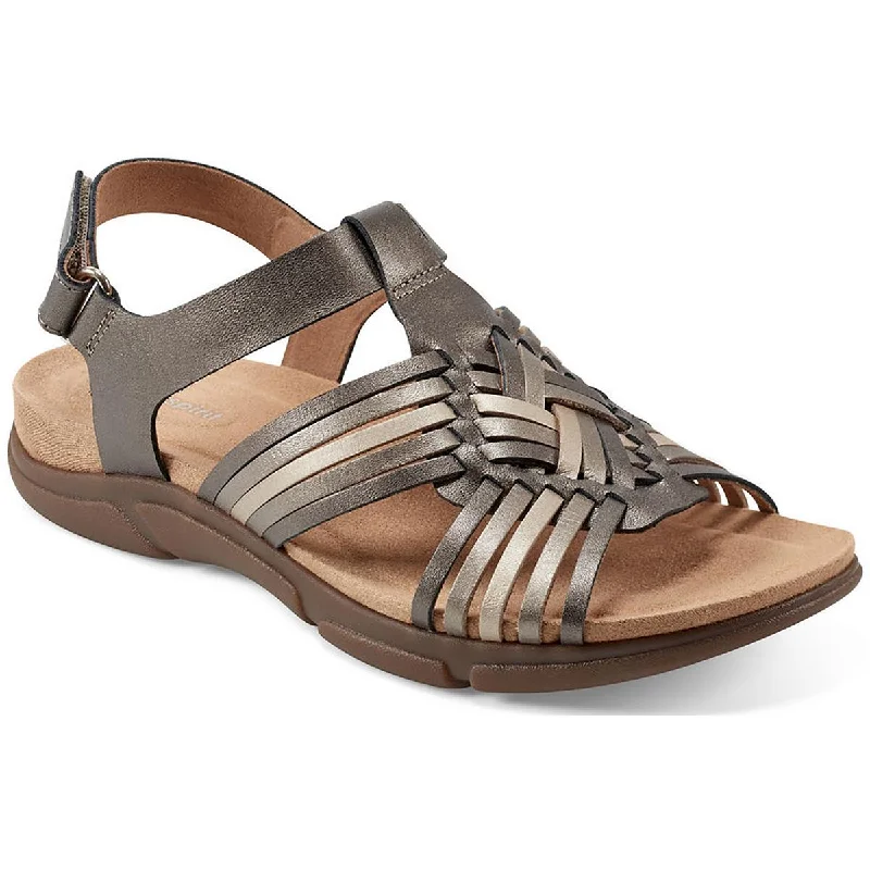 Easy Spirit Womens Mave Leather Strappy Slingback Sandals British Gentleman Oxford Style  