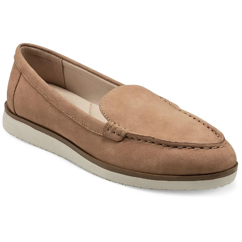 Easy Spirit Womens Shutter Suede Slip-On Loafers Retro Plimsoll Style  