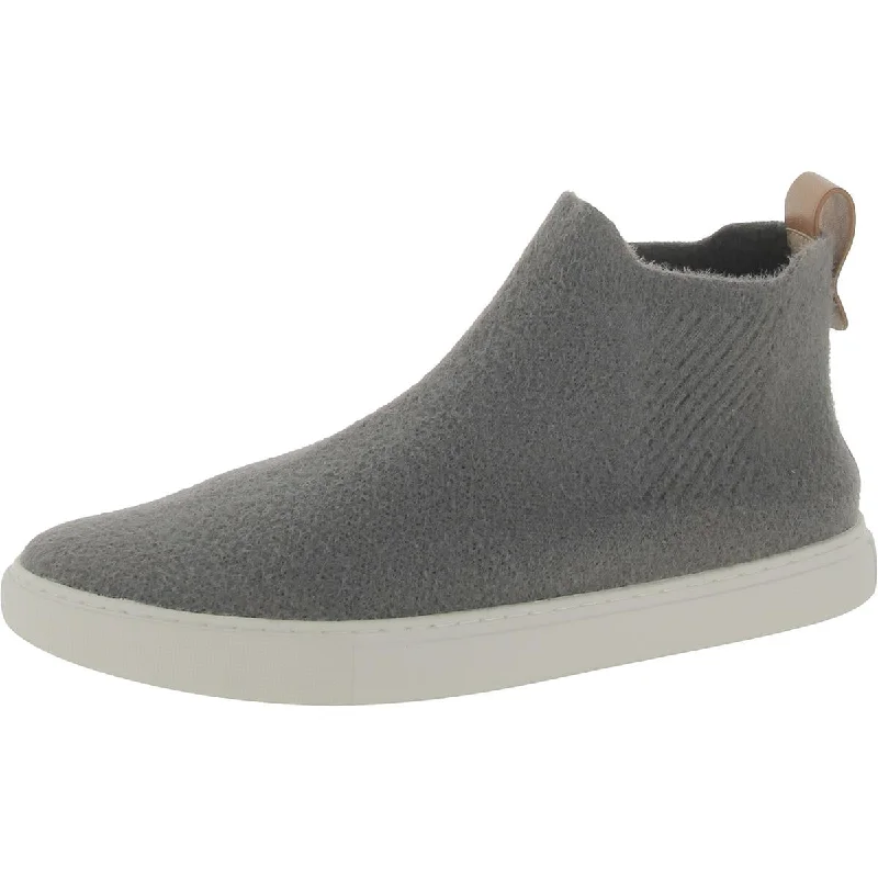 Gentle Souls by Kenneth Cole Womens Rory Mid Top Sneaker Knit Slip On Loose - Fit Slipper Style  