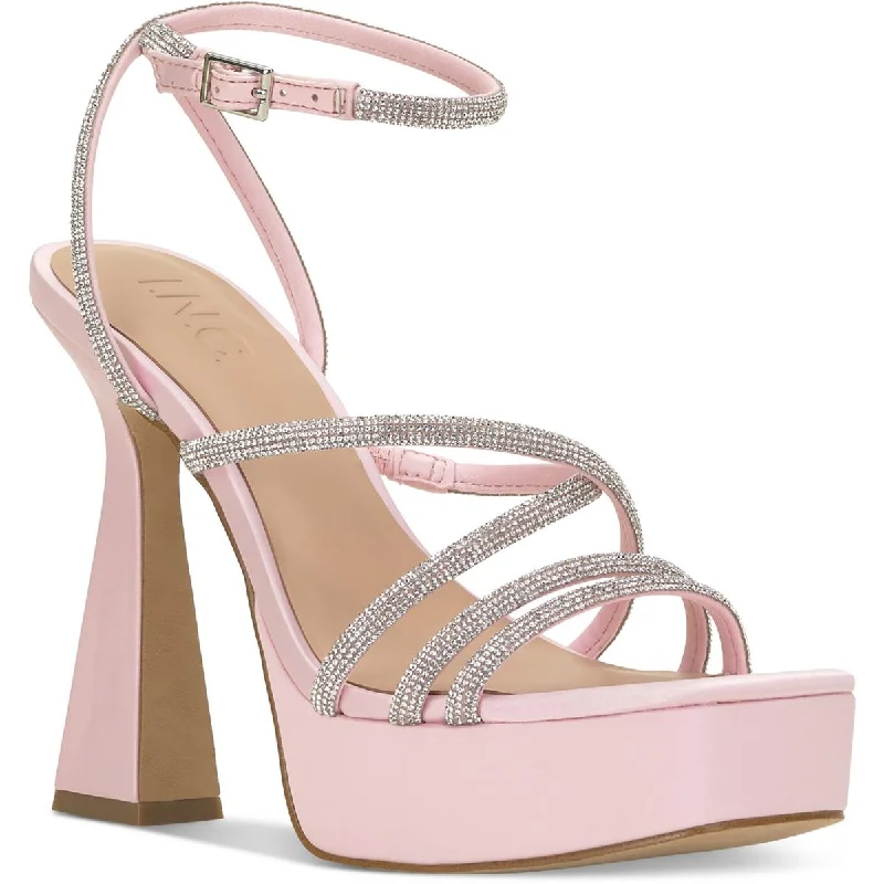 INC Womens Ritika Faux Leather Platform Pumps Neon - Accent Sneaker Look  