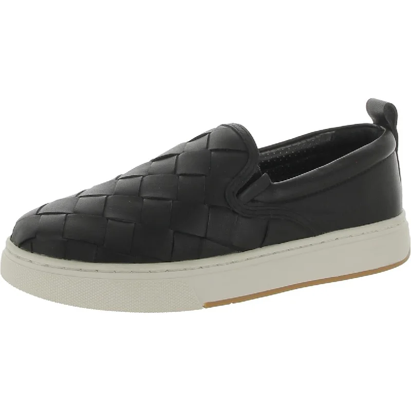 J/Slides Womens Leather Comfort Slip-On Sneakers Minimalist Sneaker Style  