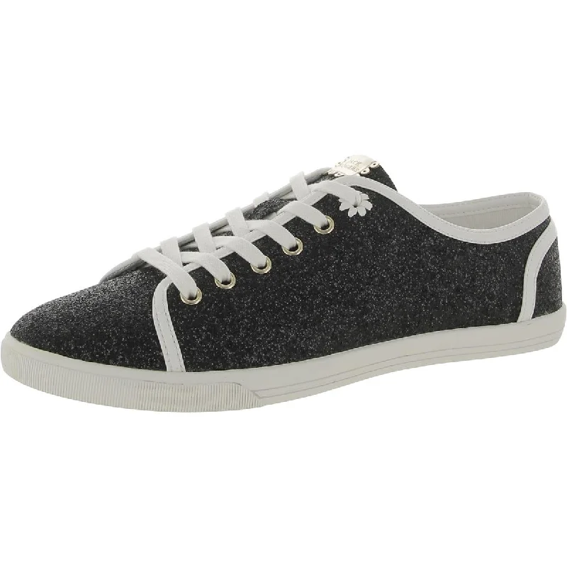 Jack Rogers Womens Lia Glitter Low-Top Casual And Fashion Sneakers Open - Lacing Derby Look  